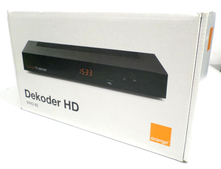 DEKODER ORANGE SAGEMCOM WHD80 KOMPLET JAK NOWY
