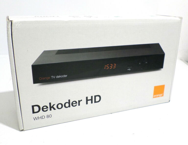DEKODER ORANGE SAGEMCOM WHD80 KOMPLET JAK NOWY