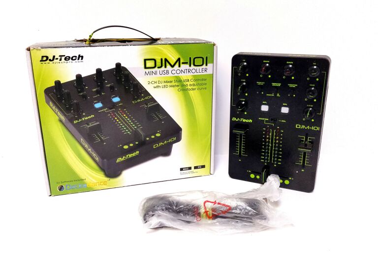 DJ TECH DJM-101 USB MIDI CONTROLLER -MIXER STYLE