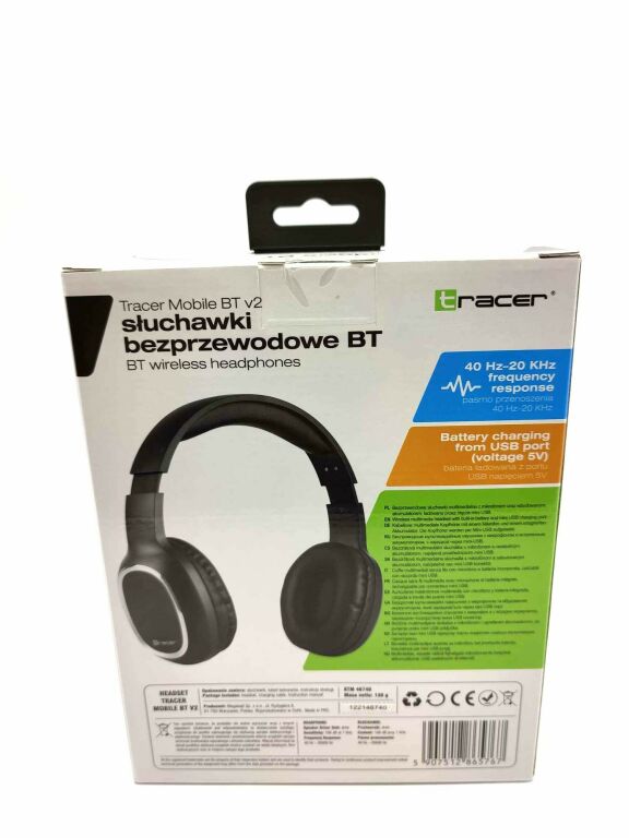 SŁUCHAWKI BEZPRZEWODOWE TRACER MOBILE BT V2 OPIS!