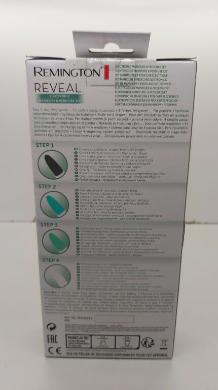 ZESTAW DO MANICURE I PEDICURE REMINGTON REVEAL