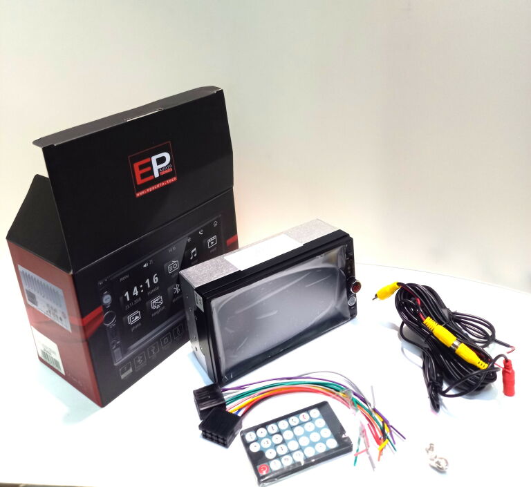 RADIO SAMOCHODOWE BLUETOOTH 2DIN USB DOTYK +KAMER