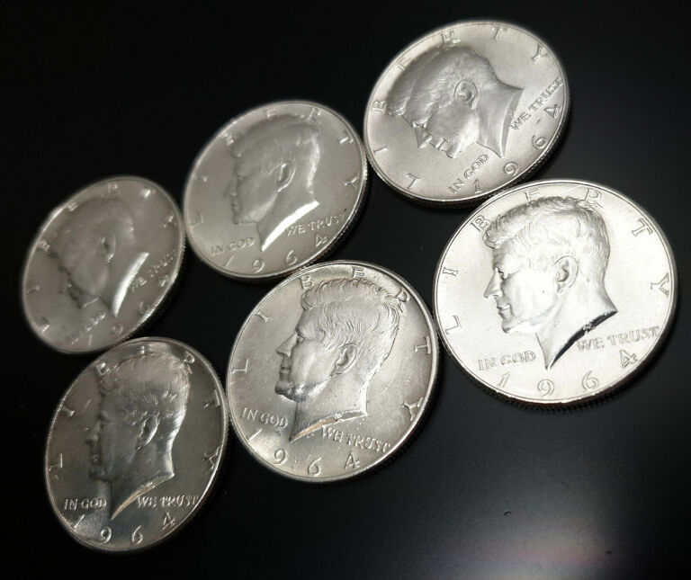 USA - 1/2 DOLARA HALF DOLLAR 1964 D KENNEDY