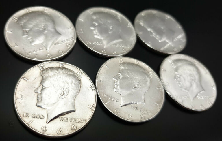 USA - 1/2 DOLARA HALF DOLLAR 1964 D KENNEDY