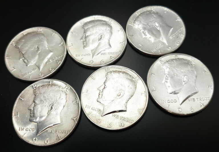USA - 1/2 DOLARA HALF DOLLAR 1964 D KENNEDY