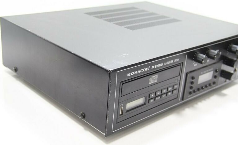 WZMACNIACZ MONACOR PA-890RCD CD MP3 TUNER MIKSER