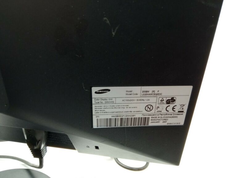 MONITOR SAMSUNG 205BW