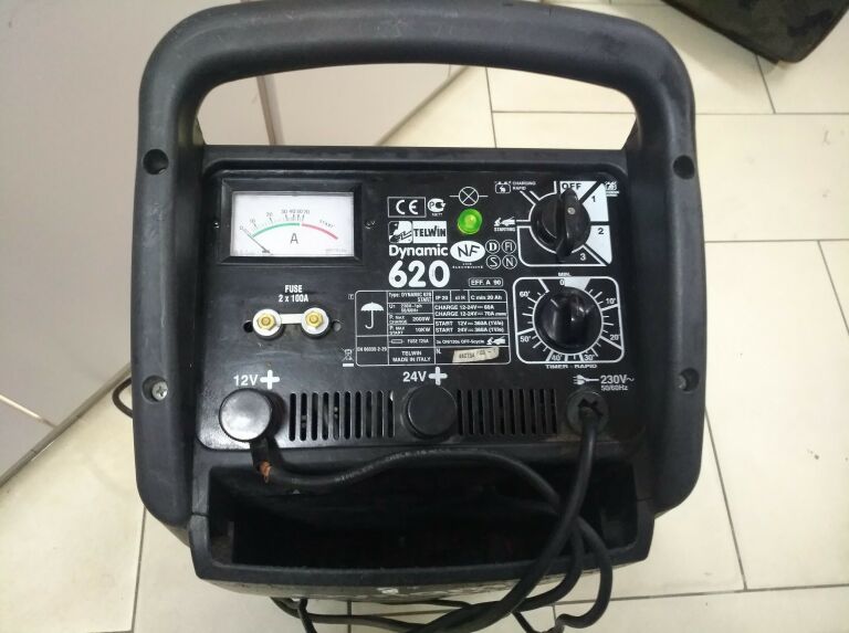 PROSTOWNIK TELWIN DYNAMIC 620 12/24V 90A + ROZRUC