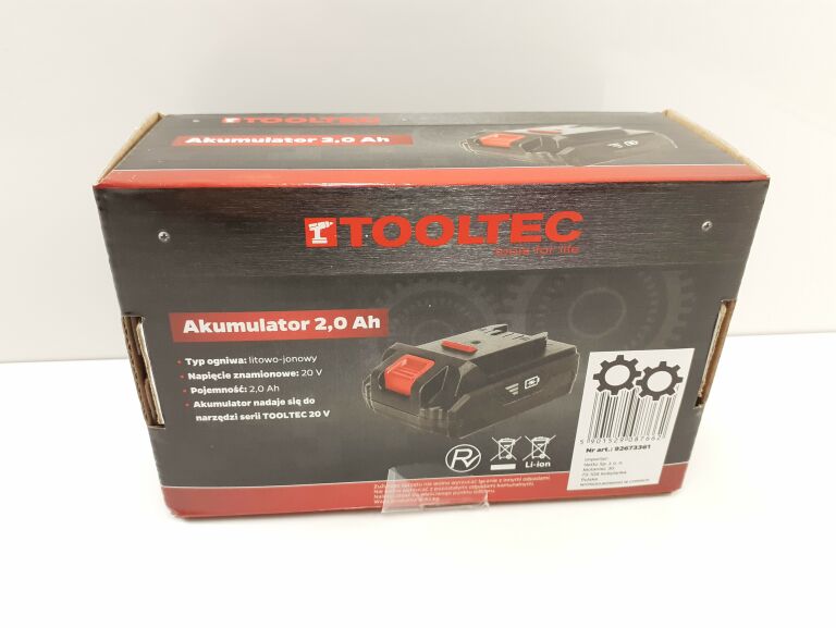 TOOLTEC AKUMULATOR 20V 2.0AH