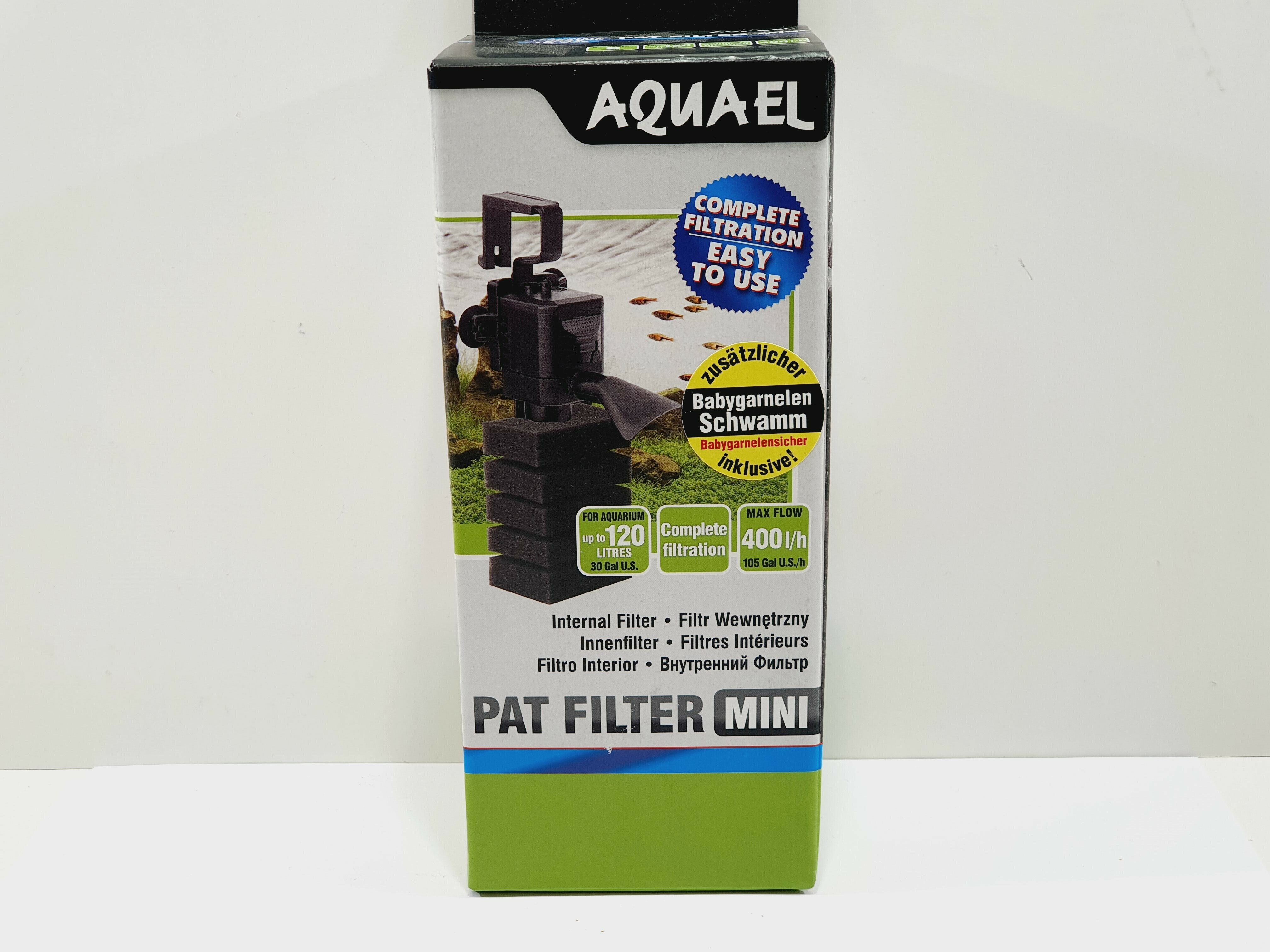 AQUAEL FILTER DO AKWARIUM PAT MINI 120L 400L/H Wewnętrzne Loombard.pl