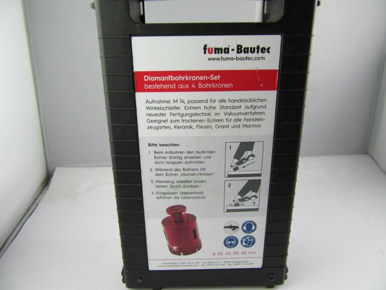 OTWORNICE DIAMENTOWE FUMA BAUTEC 35,40,50,68,2X20