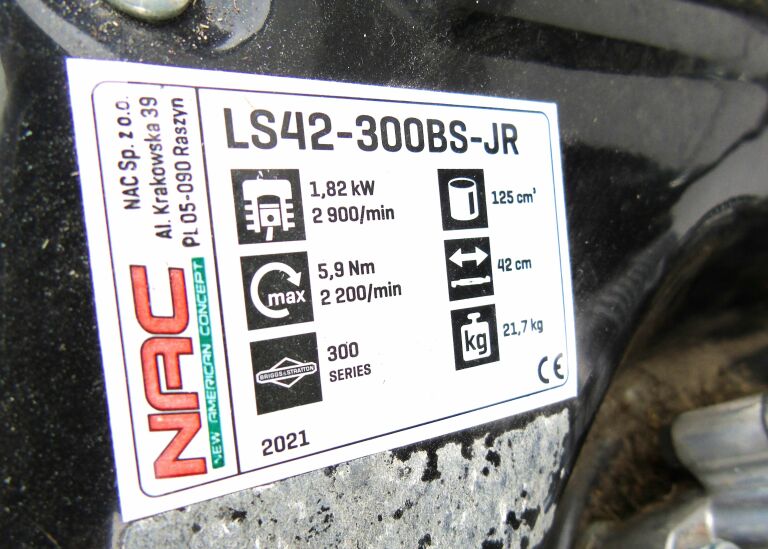 KOSIARKA SPALINOWA Z NAP NAC LS42-300BS-JR +KOSZ