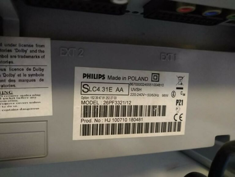 TELEWIZOR PHILIPS 26PF3321/12 Z PILOTEM