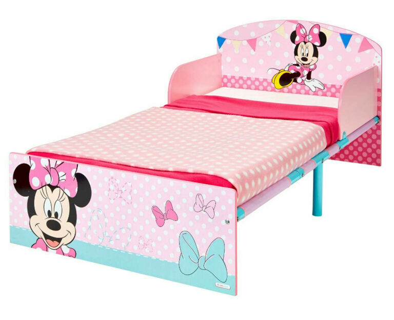 ŁÓŻKO DZIECIĘCE MYSZKA MINNIE DISNEY JUNIOR