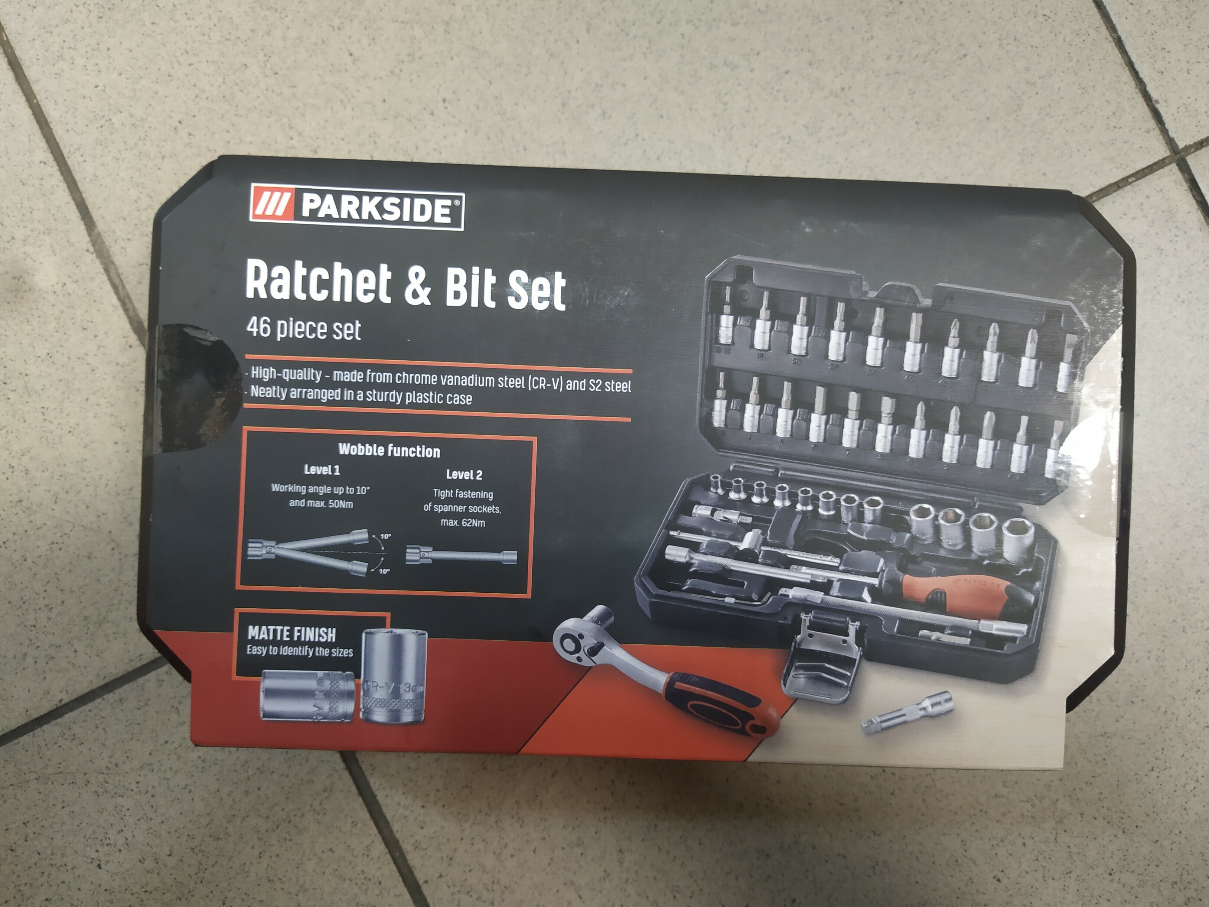 Parkside ratchet deals and bit set