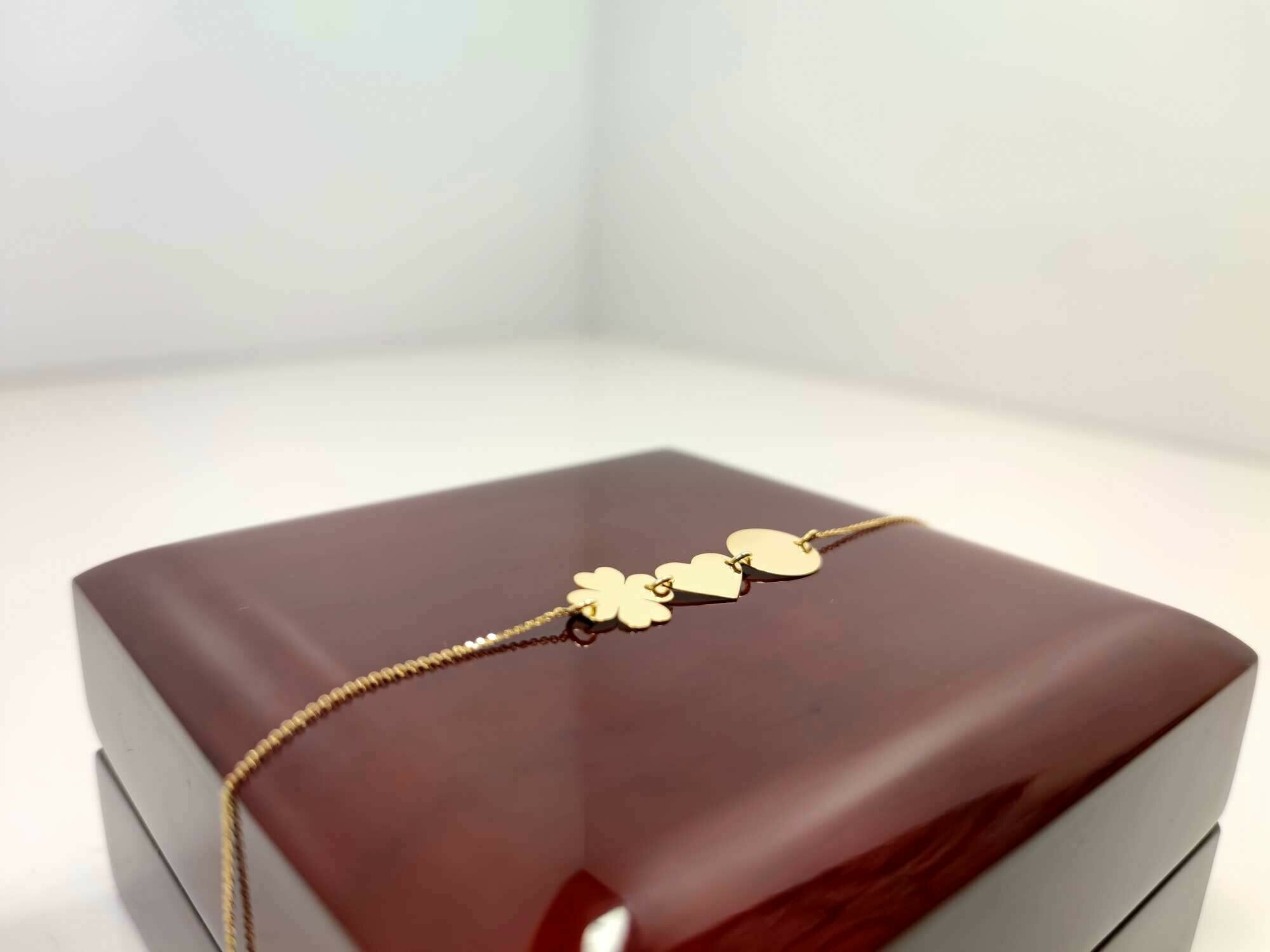 nowa-bransoletka-celebrytka-333-koniczynka-kolko-stan-11323-1