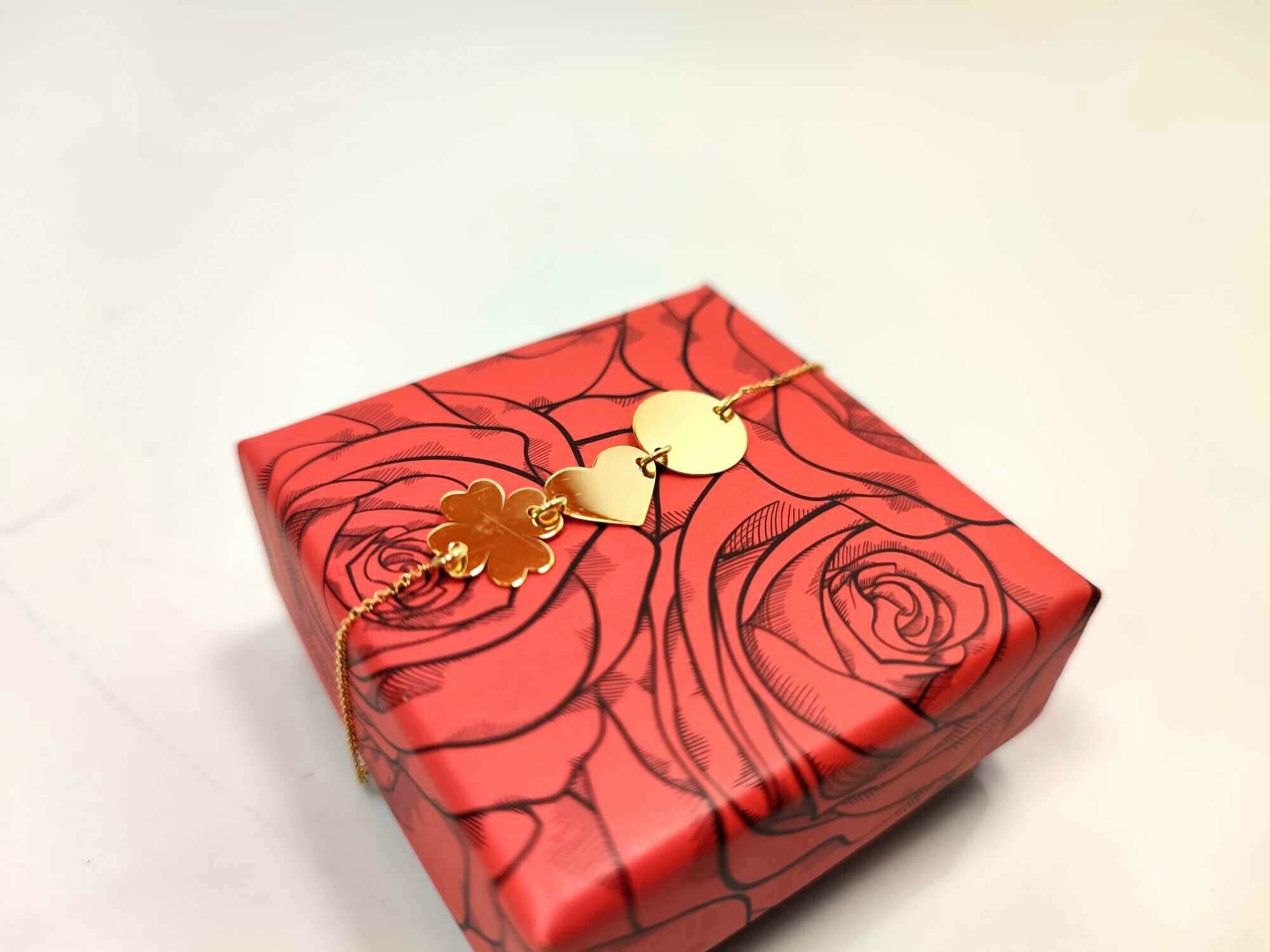 nowa-bransoletka-celebrytka-333-koniczynka-kolko-dlugosc-calkowita-1900