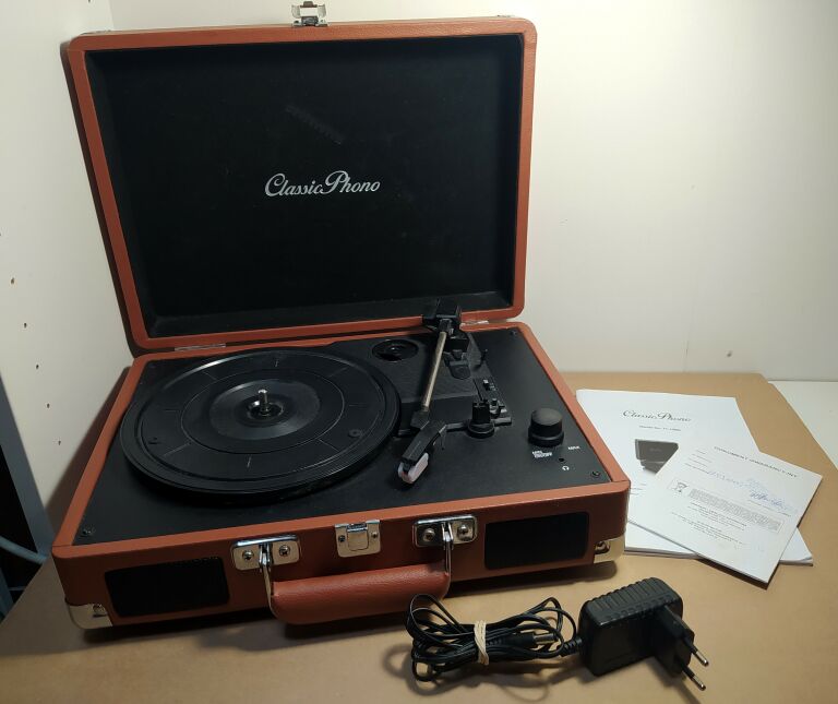 GRAMOFON ANALOGOWY LENCO CLASSIC PHONO TT-10 BN