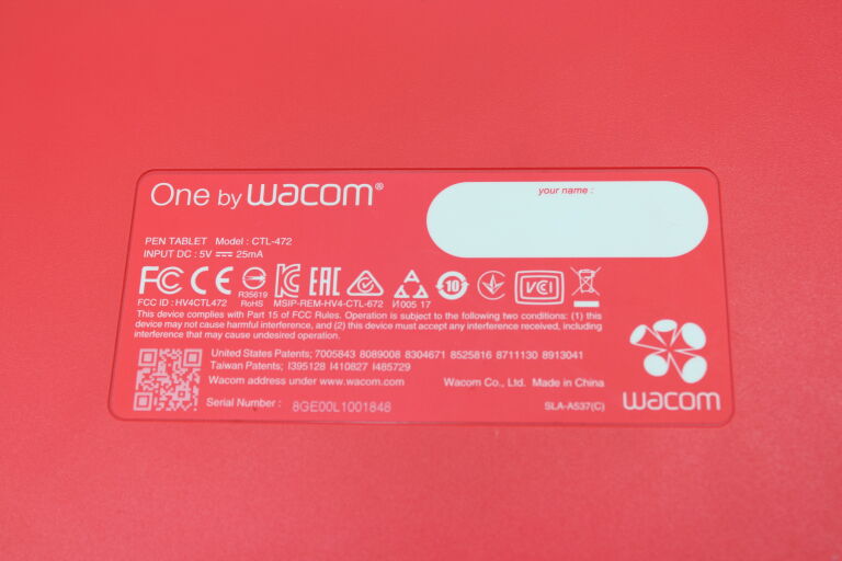 TABLET GRAFICZNY WACOM ONE BY WACOM S CTL-472N