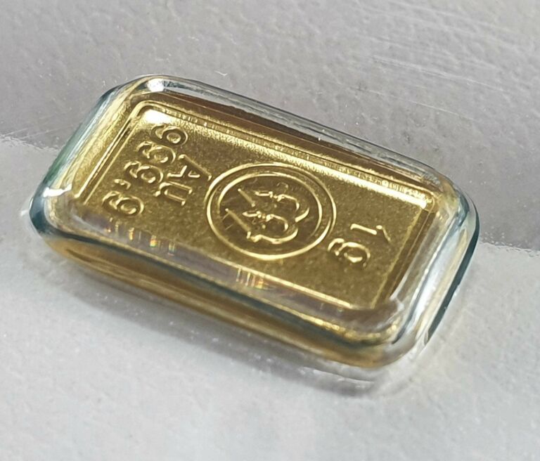 1G SZTABKA ZŁOTA MENNICA POLSKA P999,9
