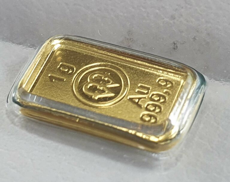 1G SZTABKA ZŁOTA MENNICA POLSKA P999,9