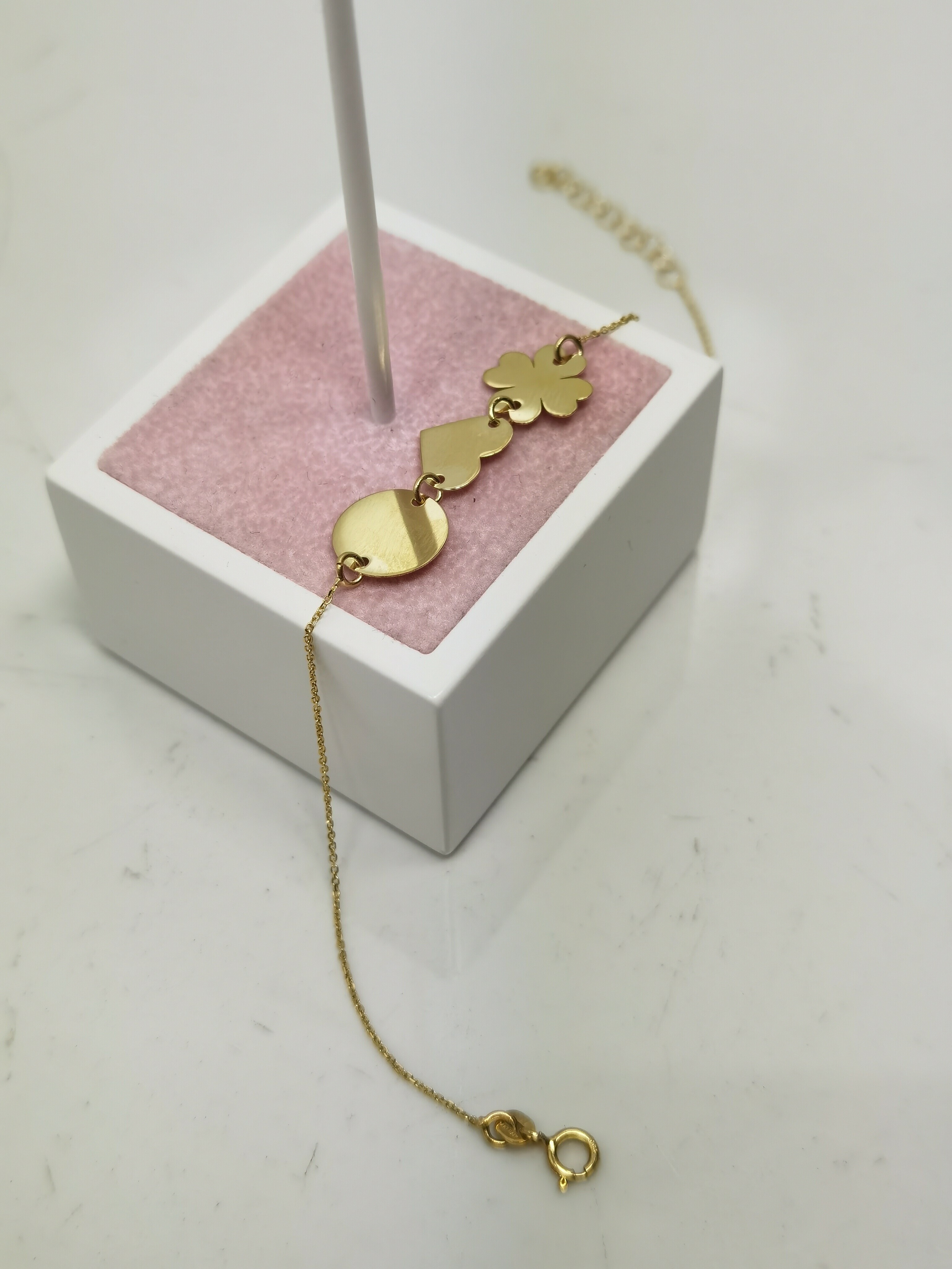 nowa-zlota-bransoletka-kolko-serce-konic585-121g-rodzaj-2205-2