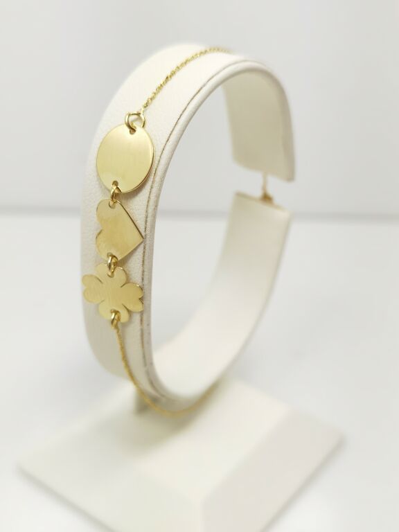 nowa-zlota-bransoletka-kolko-serce-konic585-121g-armii-krajowej-12-pyskowice