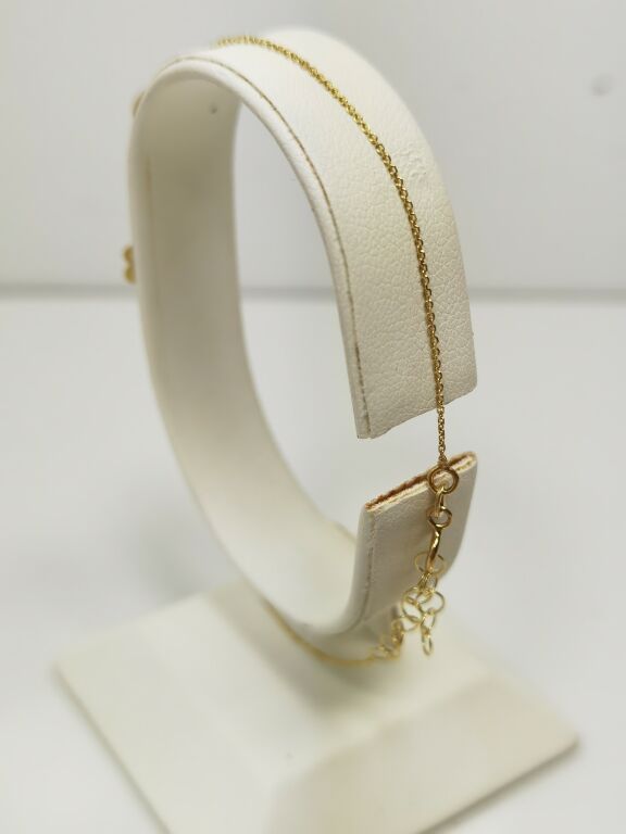 nowa-zlota-bransoletka-kolko-serce-konic585-121g-stan-11323-1