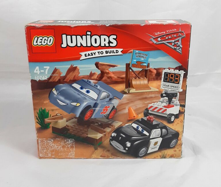 LEGO JUNIORS CARS 10742 TRENING SZYBKOŚCI AUTA HI