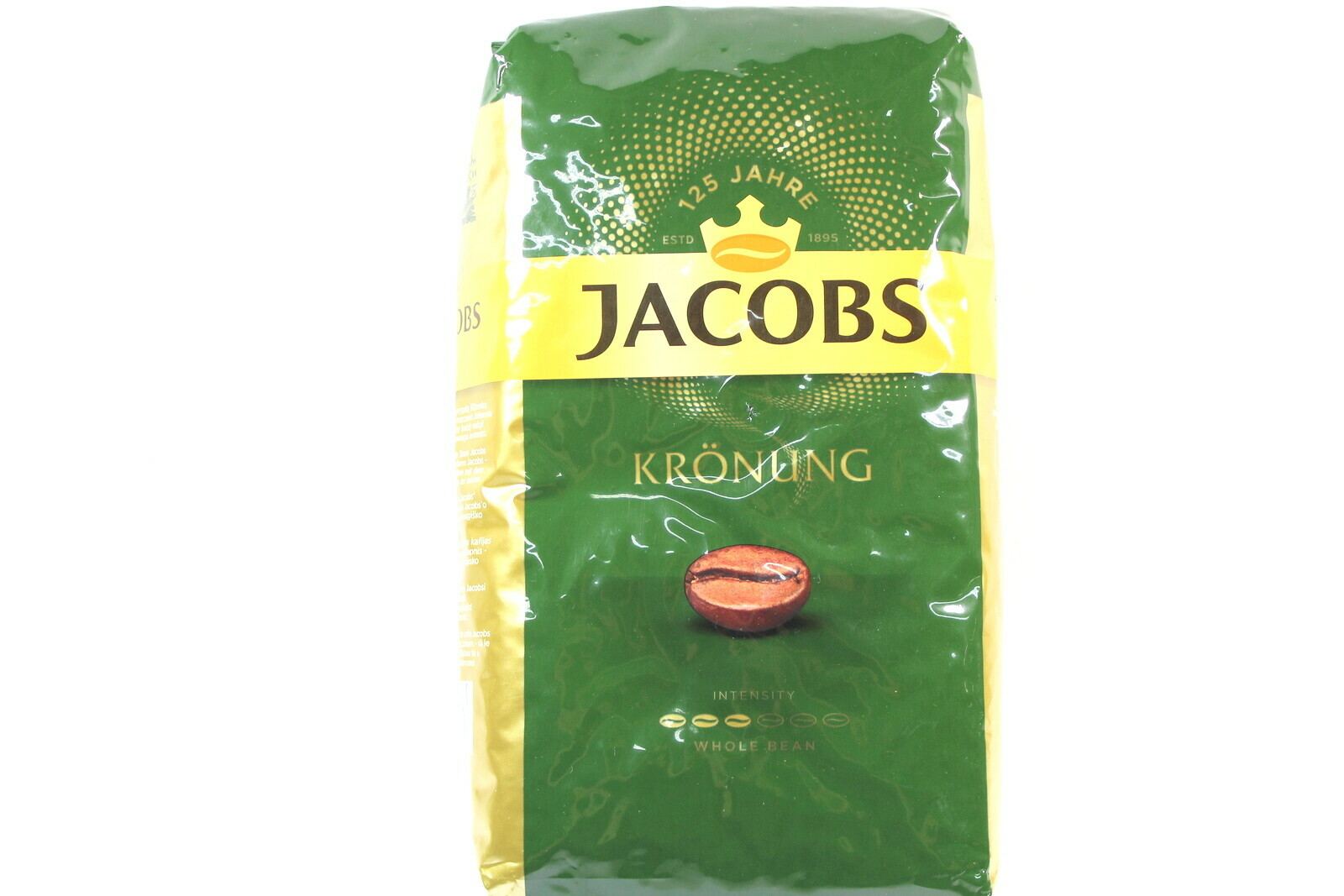 Ile Kofeiny Ma Kawa Jacobs Kronung - KAWA ZIARNISTA JACOBS KRONUNG ZŁOTY 125 JAHRE 1KG | Kawa ziarnista