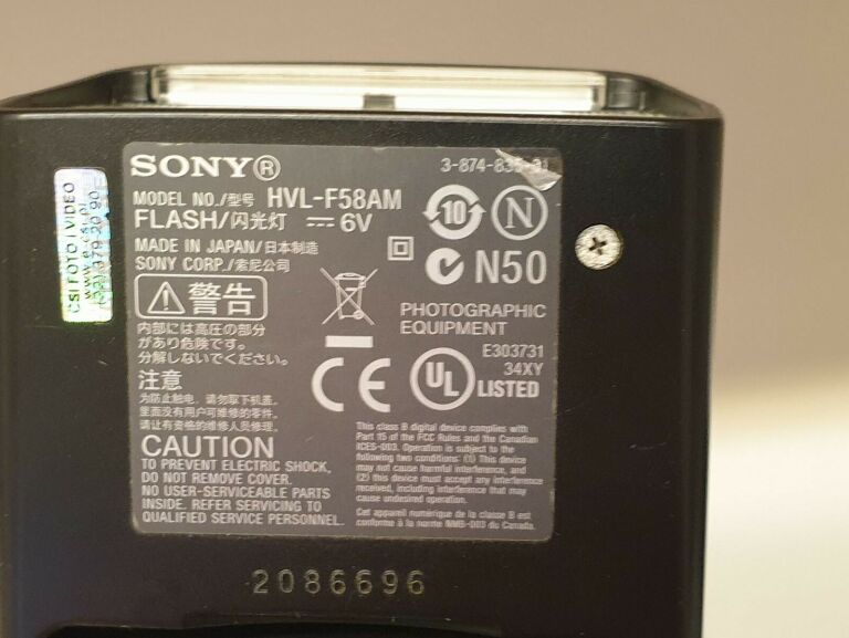 LAMPA BŁYSKOWA SONY HVL-F58AM