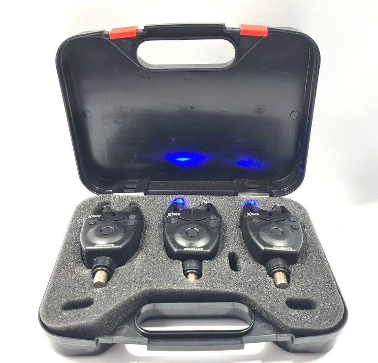 ZESTAW 3 SYGNALIZATORÓW BRAŃ XSM BLUE STARBAITS