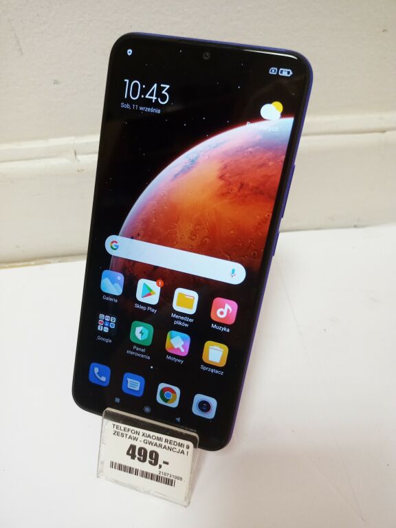 TELEFON XIAOMI REDMI 9 ZESTAW - GWARANCJA !