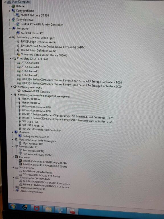 KOMPUTER ZALMAN 2,60GHZ 8GB RAM GT730 1TB+128SSD