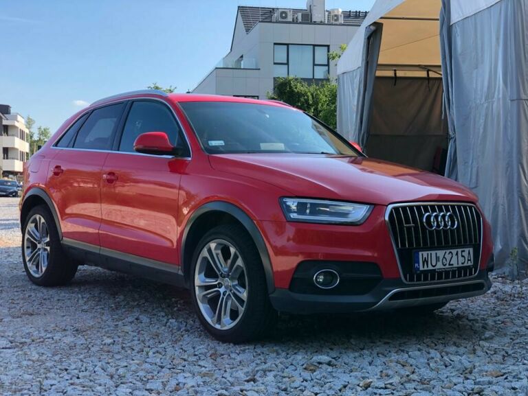 JAK NOWY AUDI Q3 PIĘKNY CZERWONY EKSKLUZYWNY 4X4