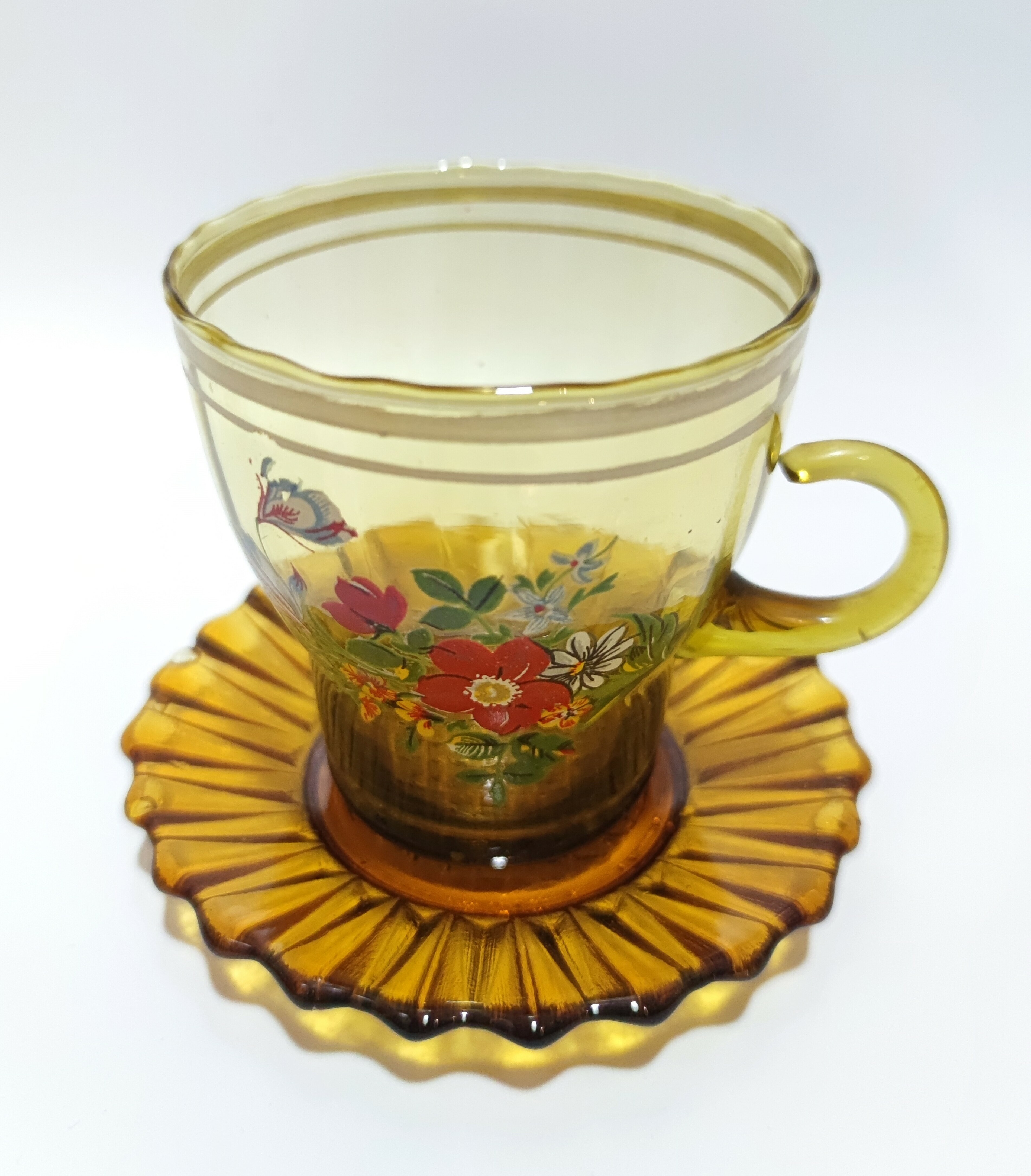 zestaw-kawowy-szklany-w-kwiaty-stan-nie-wymaga-renowacji