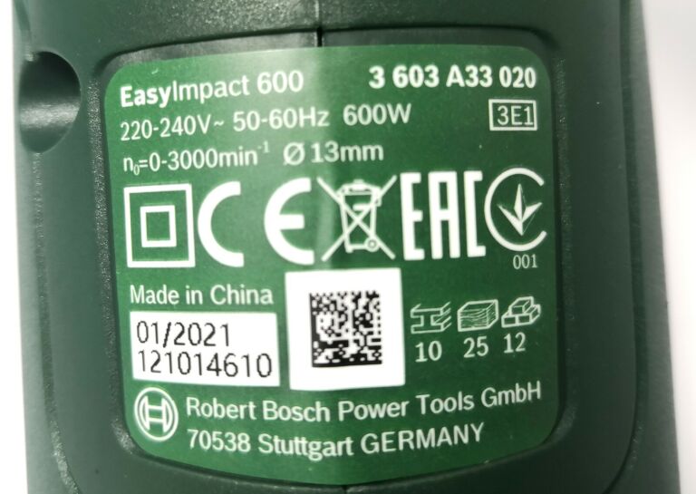 WIERTARKA UDAROWA BOSCH EASYIMPACT 600