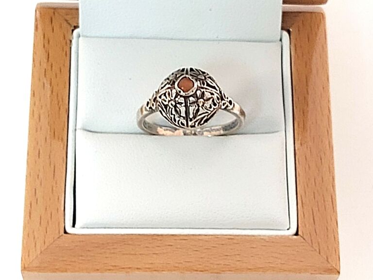 pierscionek-warmet-szarotka-z-koralem-262g-pr92-marka-inna-marka