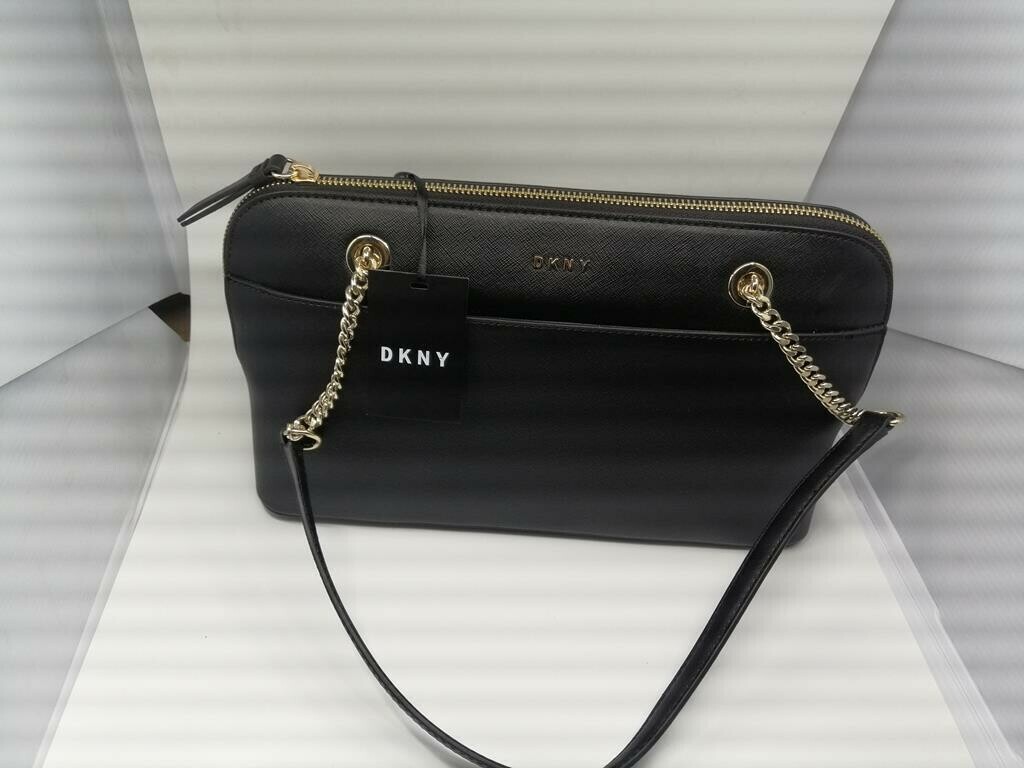dkny top zip satchel