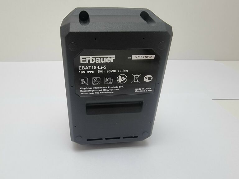 AKUMULATOR ERBAUER 18 V 5,0 AH