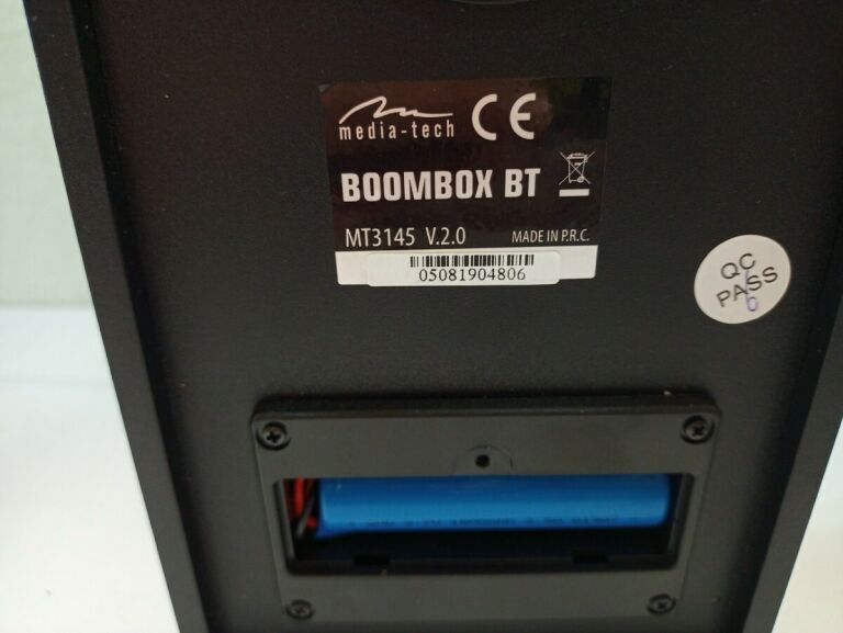 MEDIA-TECH MT3145 BOOMBOX BT AKUM. RADIO MP39+ PU