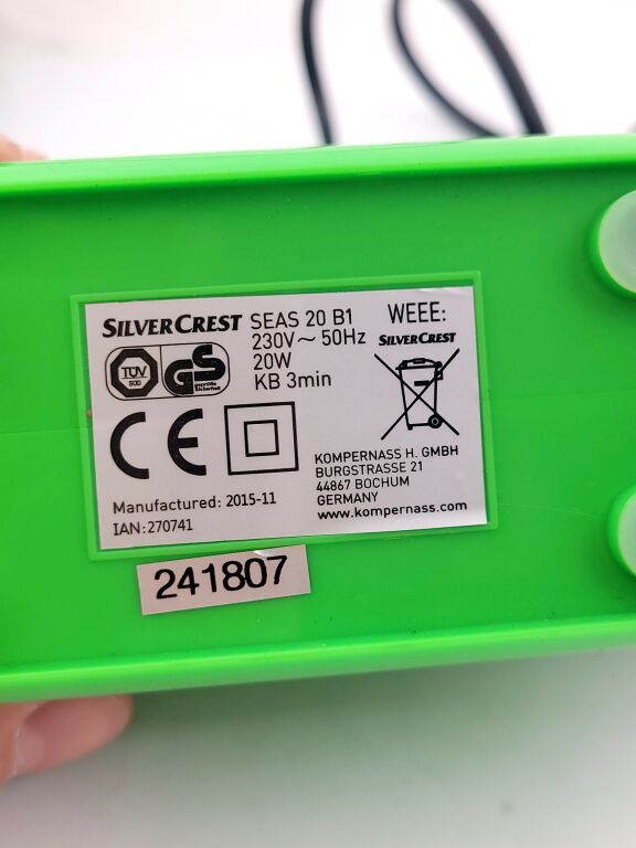 ELEKTRYCZNA OSTRZAŁKA UNIWERSALNA SILVERCREST