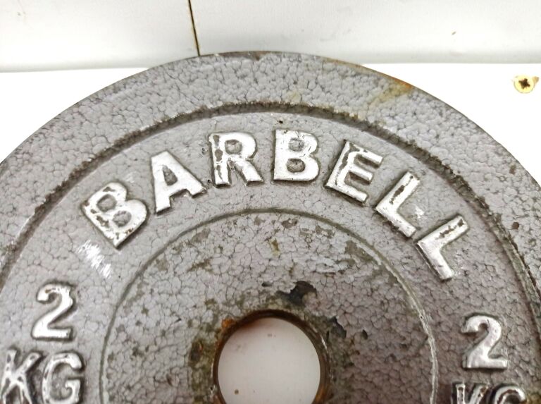 OBCIĄŻENIE ŻELIWNE BARBELL 2X2 KG