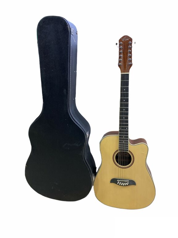 DWUNASTOSTRUNOWA GITARA ELEKTROAKUSTYCZNA+ FUTERA