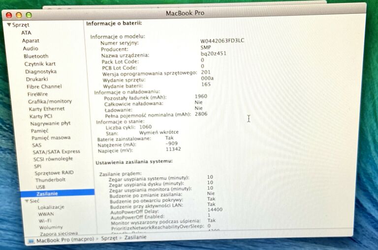 APPLE MACBOOK PRO 2012 I5/4GB RAM /500 HDD OPIS!