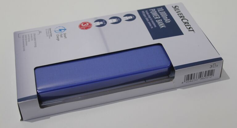 POWERBANK SILVERCREST 10000 MAH NIEBIESKI