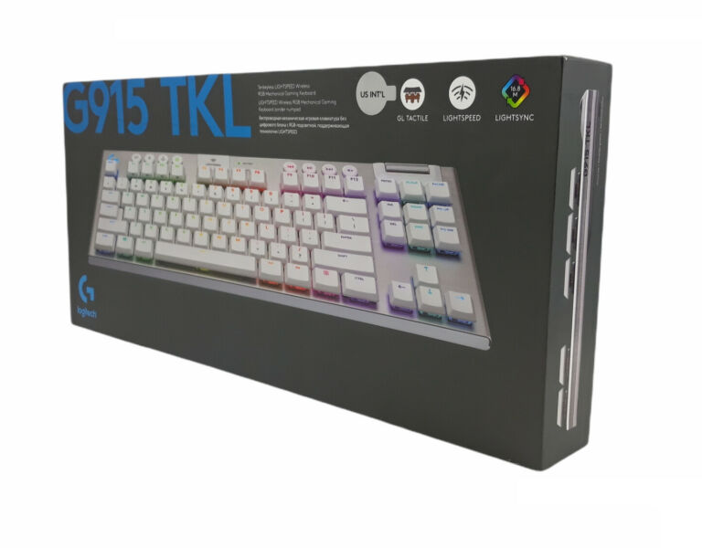 KLAWIATURA LOGITECH G915 TKL TACTILE BIAŁA