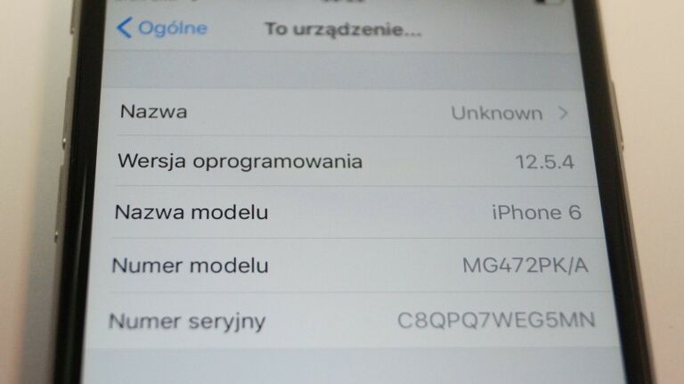 TELEFON IPHONE 6 16 GB (USZKODZONY) !!