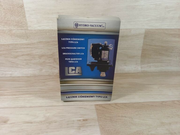 ŁĄCZNIK CIŚNIENIOWY TYPU LCA HYDRO VACUUM