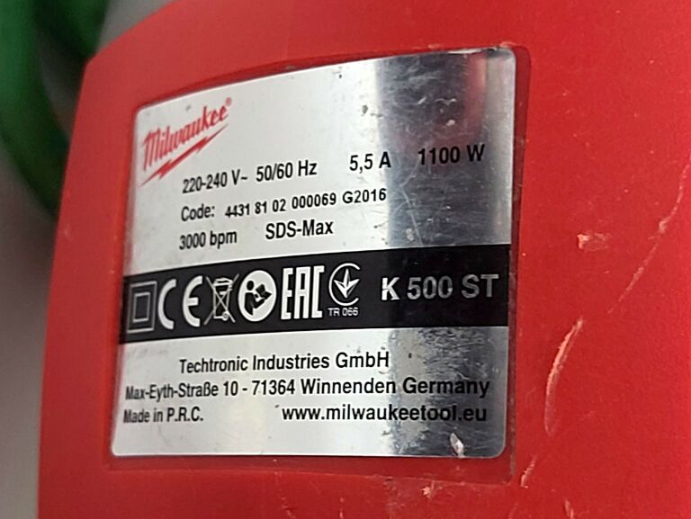 MILWAUKEE MŁOT KUJĄCY UDAROWY K500ST 7.5J 1100W